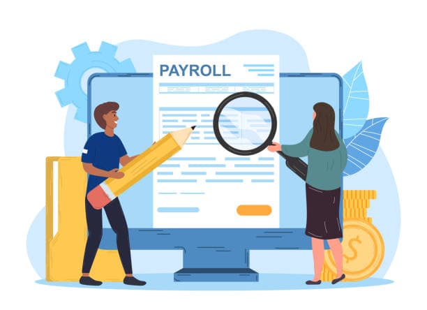 Payroll system illustration